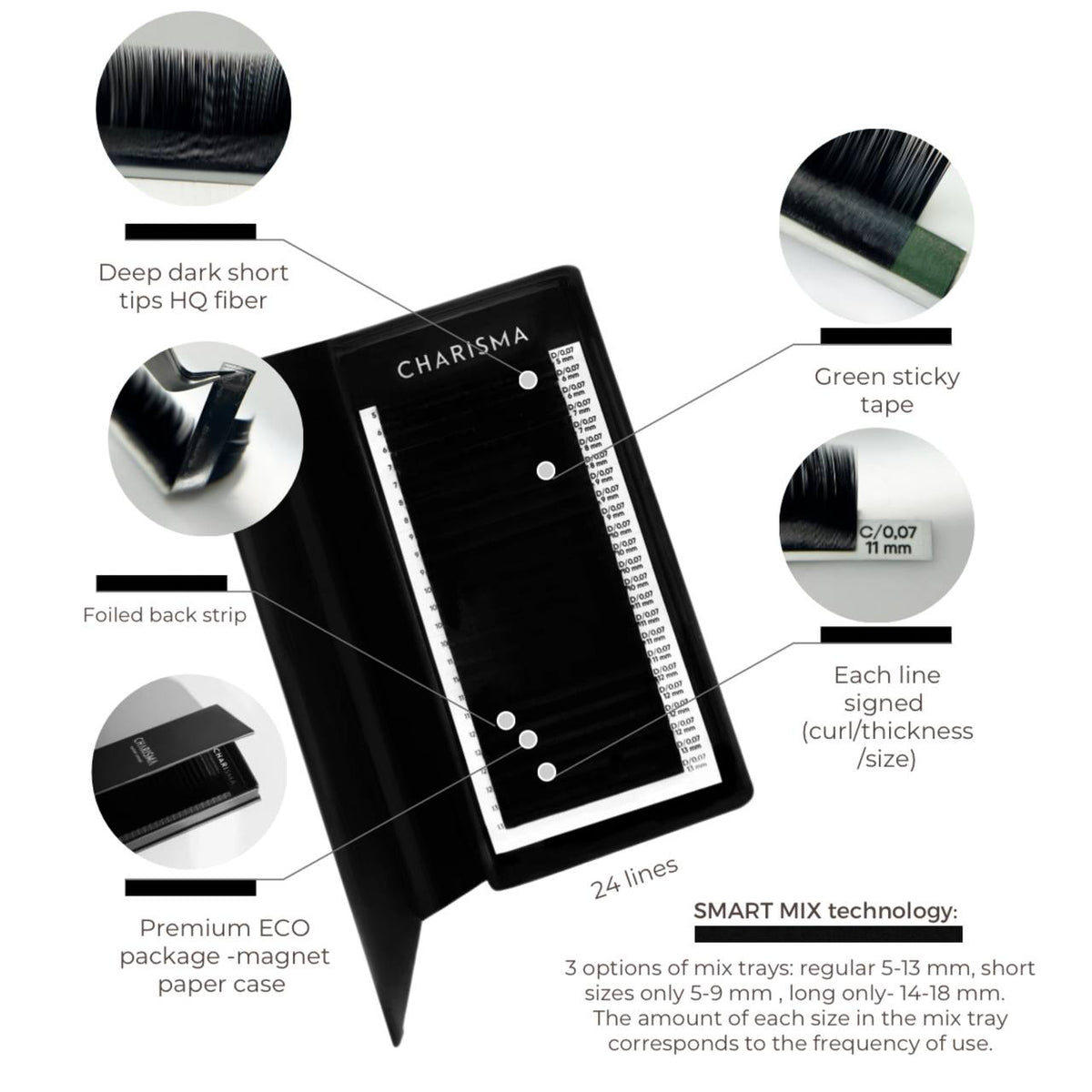 ICONIC lashes 24 lines