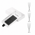 SPEEDY Lashes U - shape Premade Fans Black