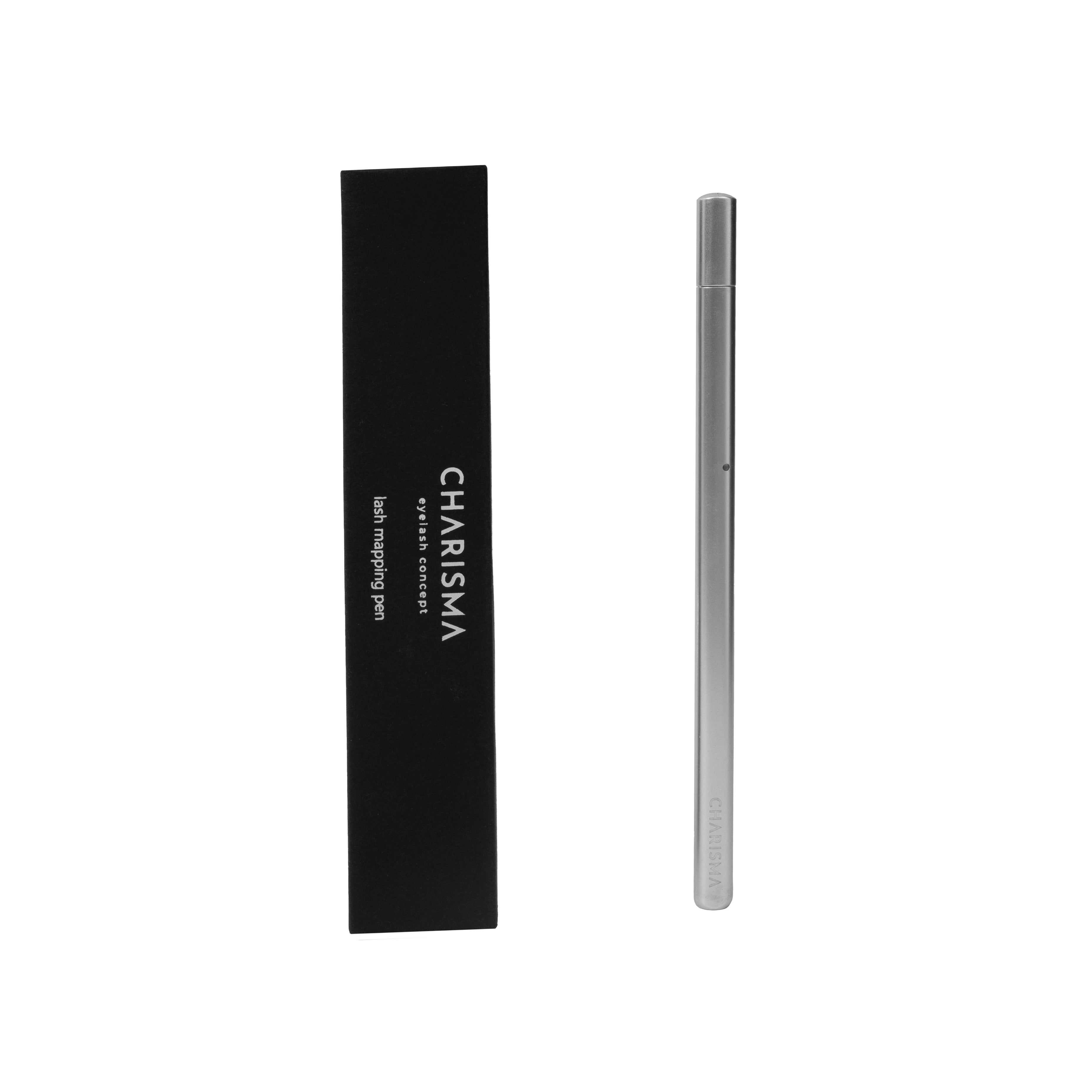 Black lash mapping pen for hydrogel patches and skin