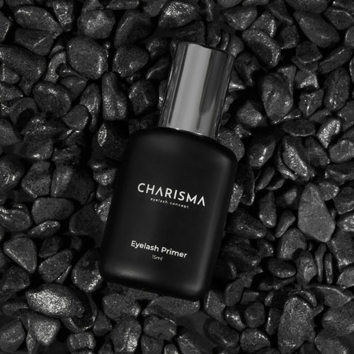 CHARISMA eyelash primer applied with a microbrush