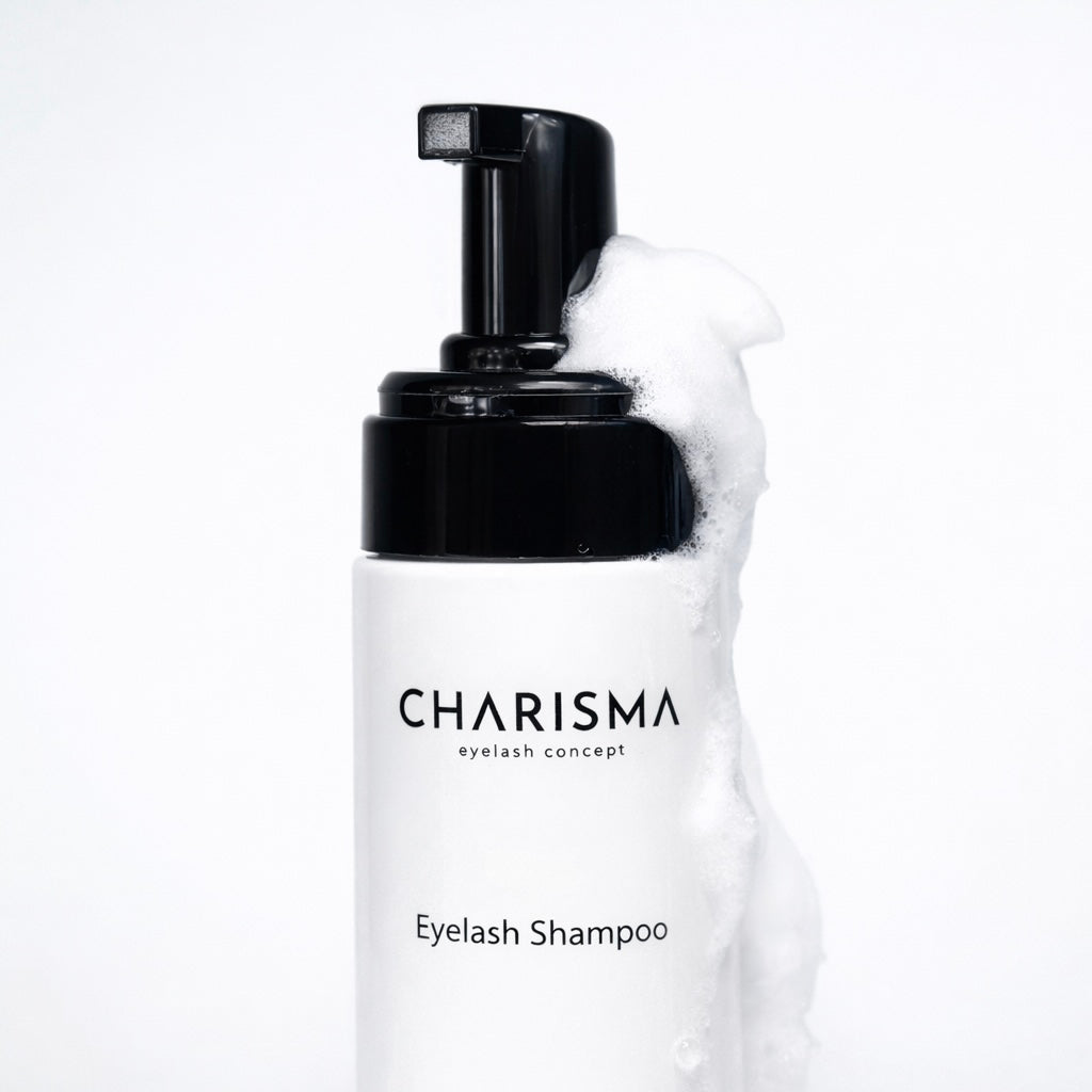 Oil-free lash shampoo bottle for eyelash extension aftercare