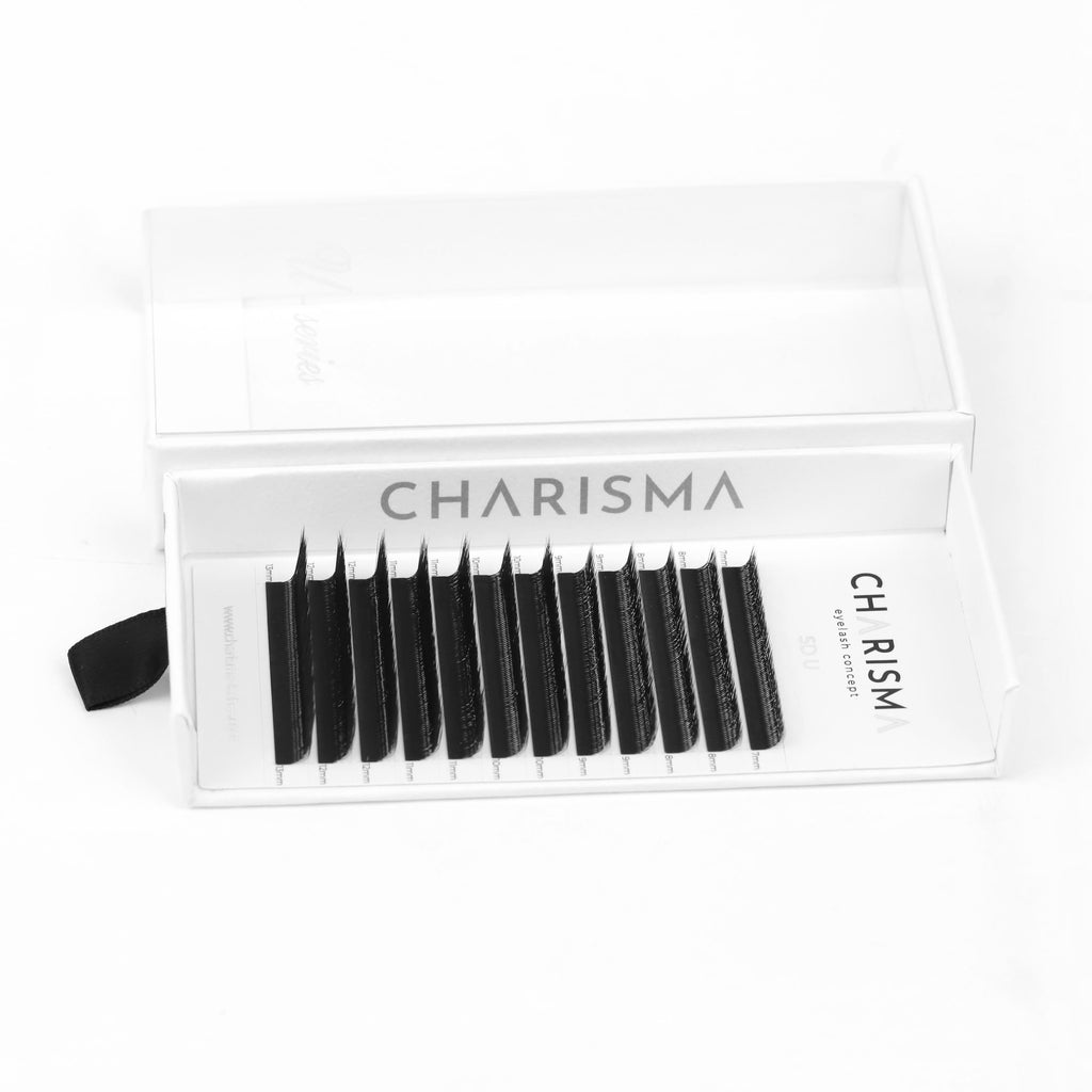 Russian Volume lash set made with SPEEDY U-shape premade fans