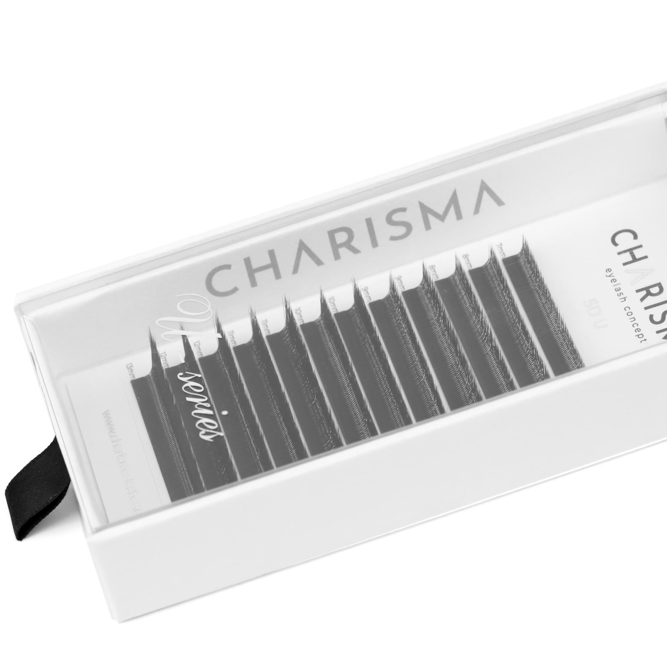U-shape premade fans showing the perfect top line effect